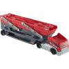 imageHot Wheels Toy Truck Track Set HW Mega Hauler Playset Stores 50 Vehicles Expands to 6 Levels Connects to Tracks1