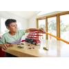 imageHot Wheels Toy Truck Track Set HW Mega Hauler Playset Stores 50 Vehicles Expands to 6 Levels Connects to Tracks1