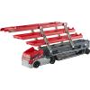 imageHot Wheels Toy Truck Track Set HW Mega Hauler Playset Stores 50 Vehicles Expands to 6 Levels Connects to Tracks1
