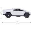 imageHot Wheels RC Tesla Cybertruck 164 Scale RemoteControl Toy Vehicle Works On amp Off Track Includes Track AdapterMulticolor