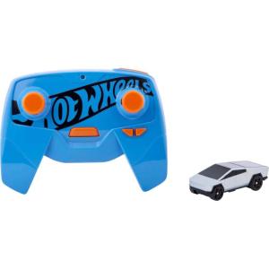 imageHot Wheels RC Tesla Cybertruck 164 Scale RemoteControl Toy Vehicle Works On amp Off Track Includes Track AdapterMulticolor