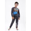 imageHot Wheels Boys 2 Piece Fleece Sweatshirt and Jogger Pant SetCharcoal Gray