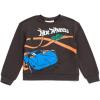 imageHot Wheels Boys 2 Piece Fleece Sweatshirt and Jogger Pant SetCharcoal Gray