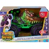image:imageHot Wheels Toy Monster Trucks RemoteControl Wreckin Wolf in 115 Scale Mutant Chaos RC Vehicle with OffRoad Tires OnCommand Wheelie StuntsWreckin Wolf