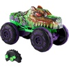 image:imageHot Wheels Toy Monster Trucks RemoteControl Wreckin Wolf in 115 Scale Mutant Chaos RC Vehicle with OffRoad Tires OnCommand Wheelie StuntsWreckin Wolf