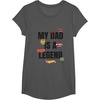 image:imageHot Wheels My Dad is a Legend TShirtAsphalt Grey