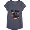 image:imageHot Wheels My Dad is a Legend TShirtHeather Blue