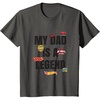 image:imageHot Wheels My Dad is a Legend TShirtAsphalt Grey