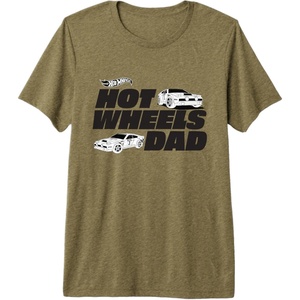 image:imageHot Wheels Dad Premium TriBlend TShirtOlive Green