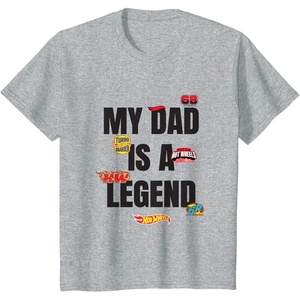 image:imageHot Wheels My Dad is a Legend TShirtHeather Grey