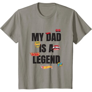 image:imageHot Wheels My Dad is a Legend TShirtSlate Grey