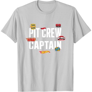 image:imageHot Wheels Pit Crew Captain TShirtSilver Grey