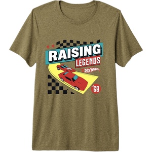image:imageHot Wheels Raising Legends Premium TriBlend TShirtOlive Green