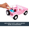 image:imageHot Wheels RC Barbie Ford Bronco RemoteControl Toy Car RC Vehicle with Puppy Accessory Dog Bed amp Bowl Plus Stickers for Customization Fits 2 Dolls