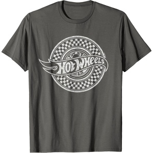 image:imageHot Wheels  Checked Circle Logo TShirtAsphalt Grey