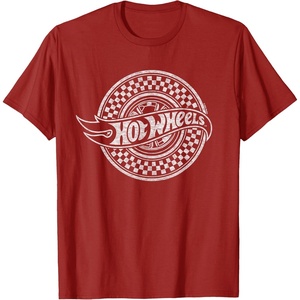 image:imageHot Wheels  Checked Circle Logo TShirtCranberry Red