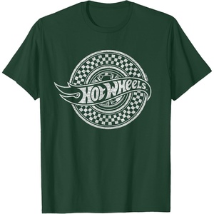 image:imageHot Wheels  Checked Circle Logo TShirtDark Green