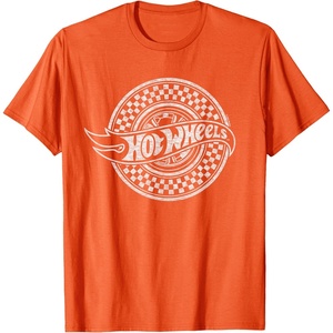 image:imageHot Wheels  Checked Circle Logo TShirtOrange