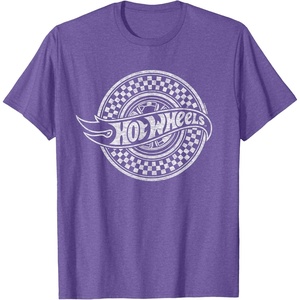 image:imageHot Wheels  Checked Circle Logo TShirtPurple Heather
