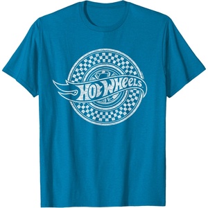 image:imageHot Wheels  Checked Circle Logo TShirtSapphire Blue