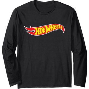 image:imageHot Wheels  Hot Wheels Logo Long Sleeve TShirtBlack