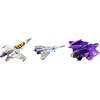 image:imageHot Wheels Disney Pixar Lightyear Fleet Starship Set of 3 DieCast Ships from The Movie XL15 XL1 amp Zurg Fightership