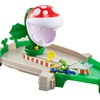 image:imageHot Wheels Mario Kart Track Set amp Toy Car Thowmp Ruins Playset with Luigi Kart Vehicle amp PullBack LauncherPiranha