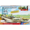 image:imageHot Wheels Mario Kart Track Set amp Toy Car Thowmp Ruins Playset with Luigi Kart Vehicle amp PullBack LauncherThwomp