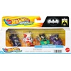 image:imageHot Wheels RacerVerse Set of 4 DieCast 164 Scale Toy Cars Optimized for Driving on Hot Wheels Tracks with Pop Culture Characters as DriversBatman DC