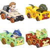 image:imageHot Wheels RacerVerse Set of 4 DieCast 164 Scale Toy Cars Optimized for Driving on Hot Wheels Tracks with Pop Culture Characters as DriversJurassic World