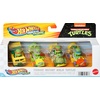 image:imageHot Wheels RacerVerse Set of 4 DieCast 164 Scale Toy Cars Optimized for Driving on Hot Wheels Tracks with Pop Culture Characters as DriversTeenage Mutant Ninja Turtles