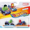 image:imageHot Wheels RacerVerse Toy Cars 2Pack Set of 2 DieCast Vehicles with NonRemovable Drivers of Their Own Cars Hulk amp Iron Man Optimized for Track