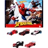 image:imageHot Wheels Marvel SpiderMan Toy Cars 5Pack in 164 Scale Set of 5 SpiderMan ProtoSuit SpiderMan Miles Morales SpiderGwen amp Venom