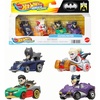 image:imageHot Wheels RacerVerse Set of 4 DieCast 164 Scale Toy Cars Optimized for Driving on Hot Wheels Tracks with Pop Culture Characters as DriversBatman DC