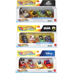 image:imageHot Wheels RacerVerse Set of 4 DieCast 164 Scale Toy Cars Optimized for Driving on Hot Wheels Tracks with Pop Culture Characters as DriversToy Story New