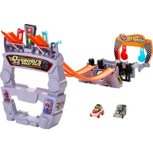 image:imageHot Wheels Star Wars RacerVerse Toy Car Track Set amp 2 DieCast Racers Grogus Great Race U44Inspired by Star Wars with Grogu and The Mandalorian