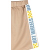 image:imageHot Wheels Boys Athletic 2Piece TShirt and Shorts Set Toddler to Big KidSteel Blue  Beige Taupe