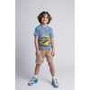 image:imageHot Wheels Boys Athletic 2Piece TShirt and Shorts Set Toddler to Big KidSteel Blue  Beige Taupe