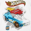image:imageHot Wheels Boys Athletic 2Piece TShirt and Shorts Set Toddler to Big KidWhite  Black