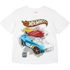image:imageHot Wheels Boys Athletic 2Piece TShirt and Shorts Set Toddler to Big KidWhite  Black