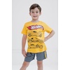 image:imageHot Wheels Boys Athletic 2Piece TShirt and Shorts Set Toddler to Big KidYellow  Gray