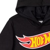 image:imageHot Wheels Boys Fleece Hooded Sweatshirt Toddler to Big KidBlack