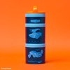 image:imageRACE TEAM Whiskware Stackable Snack Pack  3 Jar  Handle  OrangeBlue