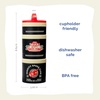 image:imageVARSITY SPEED CLUB Whiskware Stackable Snack Pack  3 Jar  Handle  RedTanBlack