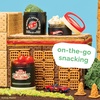 image:imageVARSITY SPEED CLUB Whiskware Stackable Snack Pack  3 Jar  Handle  RedTanBlack