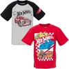image:imageHot Wheels Boys Racing 2Piece TShirt Set Toddler to Big KidGray  Red