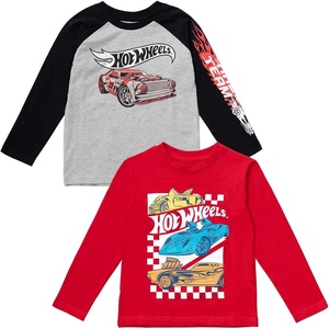 image:imageHot Wheels 2 Pack TShirts Toddler to Big KidGray  Red