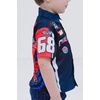 image:imageHot Wheels Boys ButtonDown Shirt Toddler to Big Kid  ButtonDown Closure Pointed Collar Peached Microfiber Lightweight Fabric Curved HemNavy  Red
