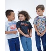 image:imageHot Wheels Boys 3Pack Short Sleeve Tees Toddler to Big KidBlack  Pale Blue