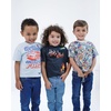 image:imageHot Wheels Boys 3Pack Short Sleeve Tees Toddler to Big KidBlack  Pale Blue